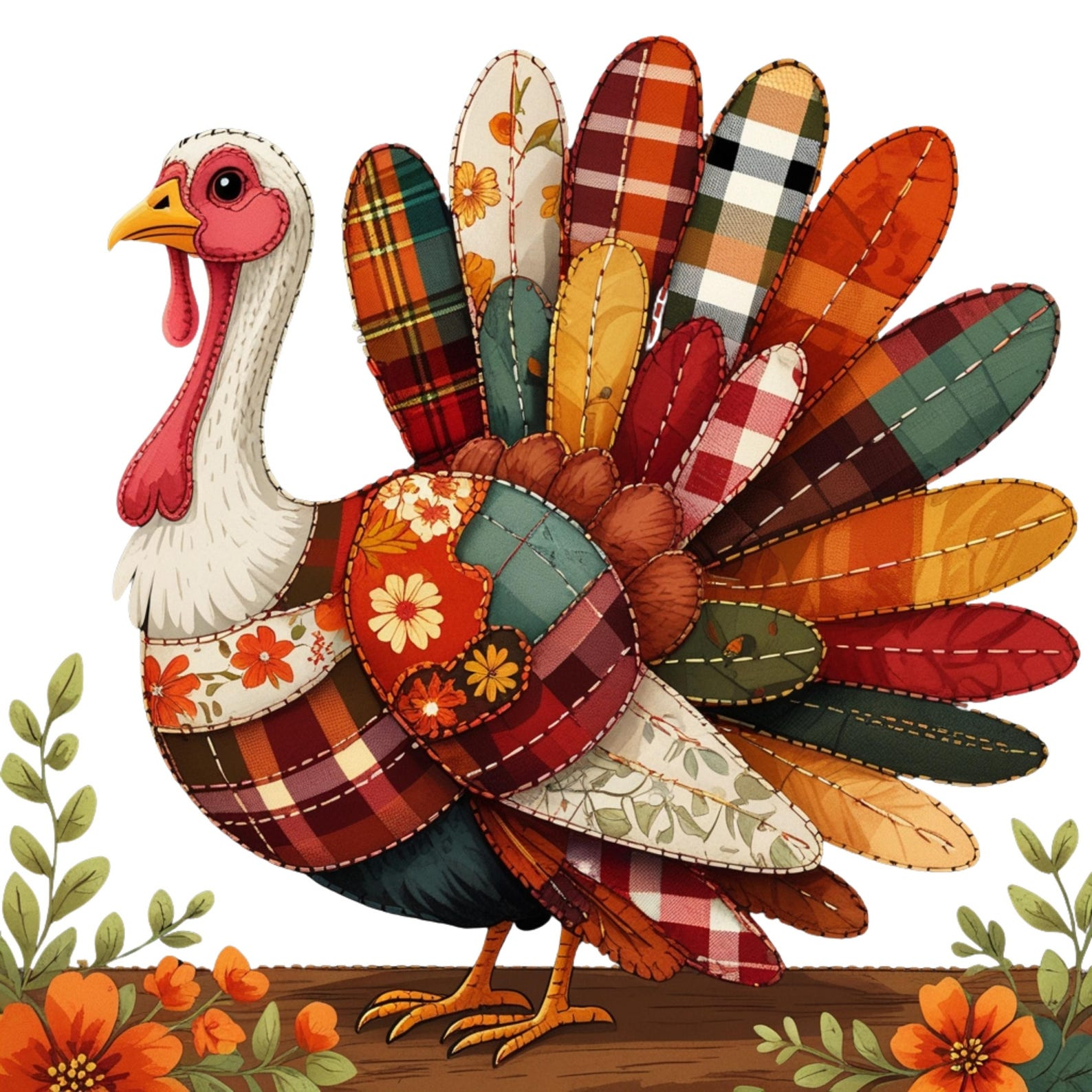 Debs Quilt Studio Thanksgiving Quilted Turkey